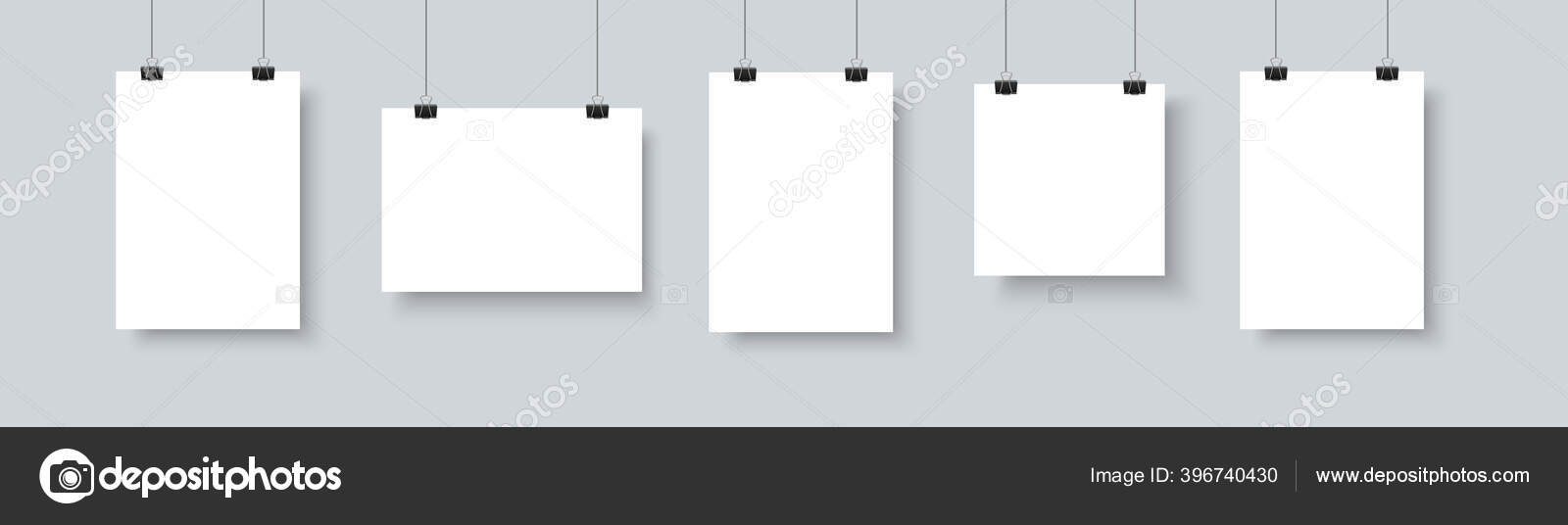 Download Mockup Poster Kertas Pada Vektor Dinding Abu Abu Stok Vektor C Voinsveta 396740430 PSD Mockup Templates