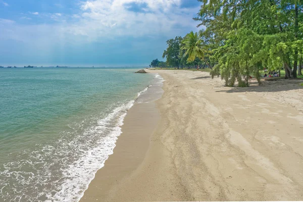 Singapur - 11 Şubat 2018: The East Coast Park planlama alanlarında Marine Parade, Bedok ve: Tampines, Singapore güneydoğu sahili boyunca kapsayan bir sahil parkı olduğunu.