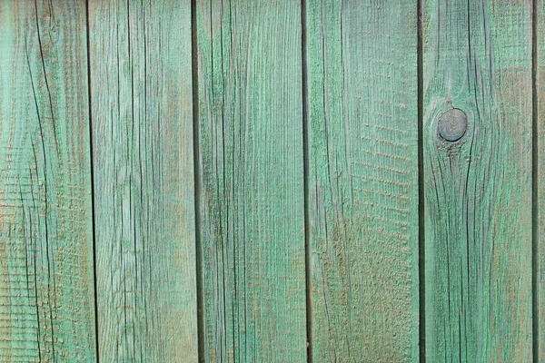 木製の板背景古いグリーン フェンス — ストック写真
