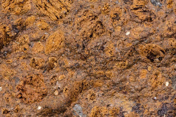 Kleurrijke Abstracte Achtergrond Van Vulkanische Tufsteen Rock Warme Gekleurde Vulkanische — Stockfoto