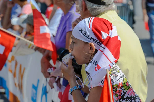 Eğleniyor Açık Havada Spor Zevk Insanlar Dünya Orienteering Şampiyonası Lozan — Stok fotoğraf