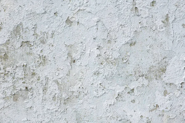 白風化石膏でレトロなパターンの壁として自然セメントや石の古いテクスチャのヴィンテージやグランジーの白い背景 — ストック写真