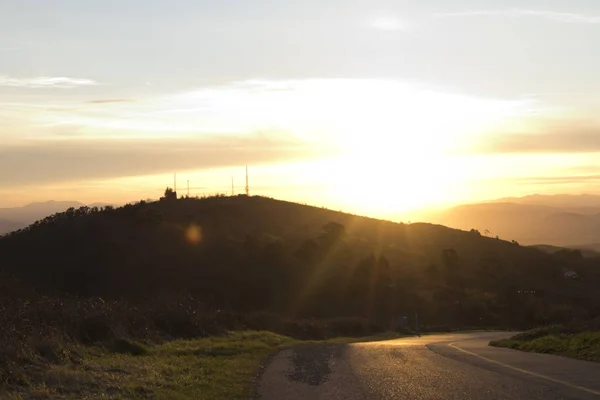 Günbatımı Oviedo şehir içinde 