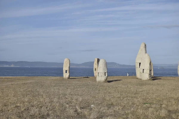 Dolmen İspanya Kuzey kıyısında Yaylası girişindeki nitelikli anıt
