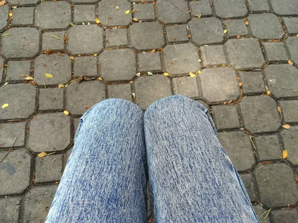 üstten görünüm fade kot