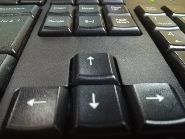 Close Shot Computer Keyboard — Stock Photo, Image