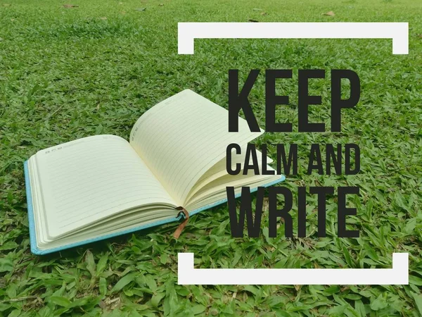 Sakin olun ve alıntı yazmak