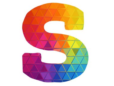 izole edilmiş alfabe harfi beyaz arkaplan üzerinde izole