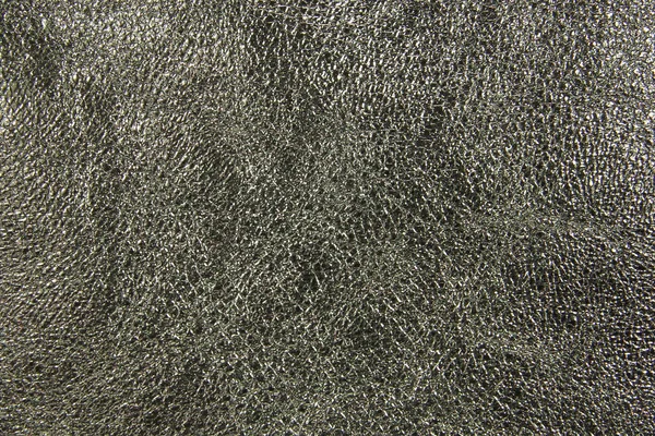 Doğal gri deri doku (arka plan, duvar kağıdı) çatlamak ile