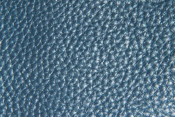 Голубая Кожа Текстура Фона Фона Текстуры — стоковое фото