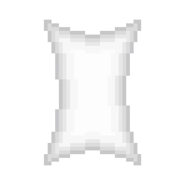 Pixel art illustration oreiller vertical — Image vectorielle