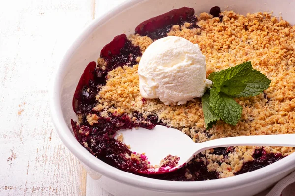 Crumble pie — Stock Photo, Image