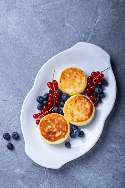 Färskost pannkakor — Stockfoto