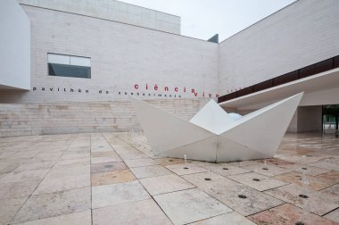 Lizbon, Portekiz-4 Ocak 2014: bilgi pavilyonu-ciencia Viva Müzesi. Pavilion Parque das Nacoes bulunan, Expo 98 eski gerekçesiyle, Lizbon.