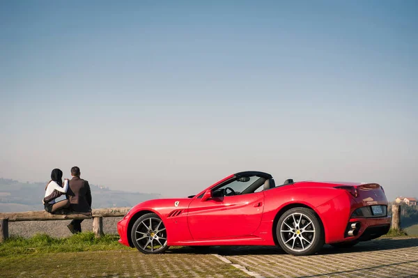 Bologna Italie Décembre 2013 Ferrari California Voiture Sport Sur Les — Photo