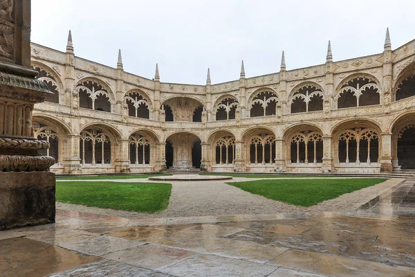 Hieronymites Monastery Mosteiro Dos Jeronimos Located Belem District Lisbon Portugal — Stock Photo, Image