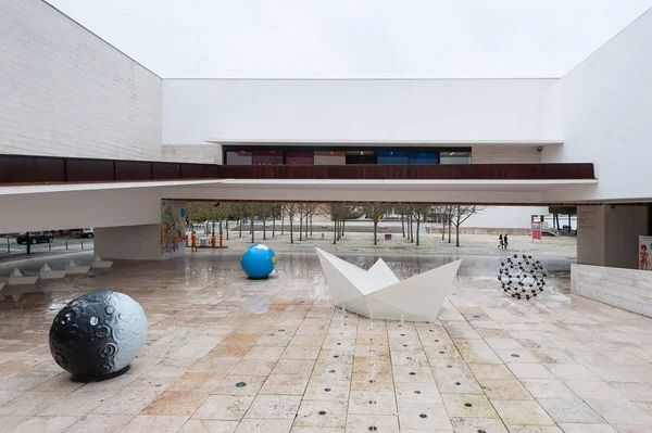 里斯本 葡萄牙 2014年1月4日 知识馆 西恩西亚维瓦博物馆 帕维利翁位于里斯本98号世博会旧址的纳斯纳科斯 — 图库照片
