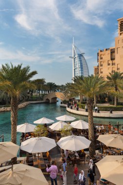 Dubai, Bae - 29 Mart 2014: Souk Madinat Jumeirah görünümü