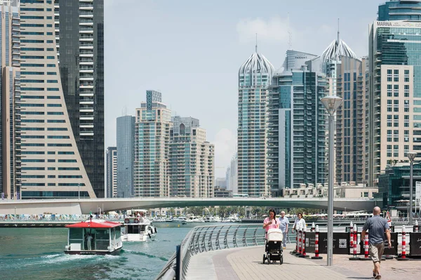 Dubai Uae March 2014 Skyline Panoramic View Dubai Marina — Stock Photo, Image