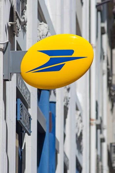 Paris France May 2014 Poste Sign Building — Stock Photo, Image