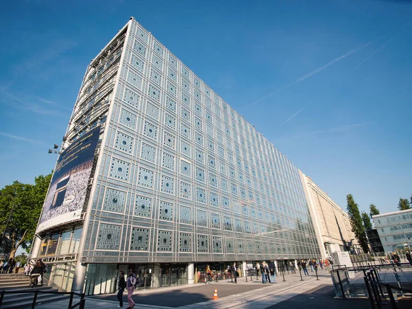 París Francia Mayo 2014 Edificio Del Arab World Institute Institut —  Fotos de Stock