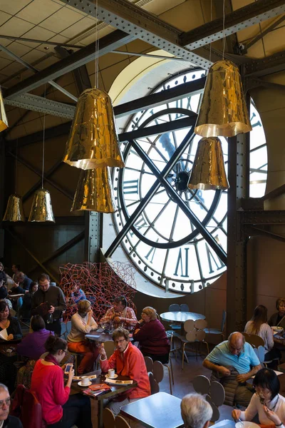 Paris France May 2014 Visitors Inthe Cafeteria Musee Orsay Opened — Stock Photo, Image