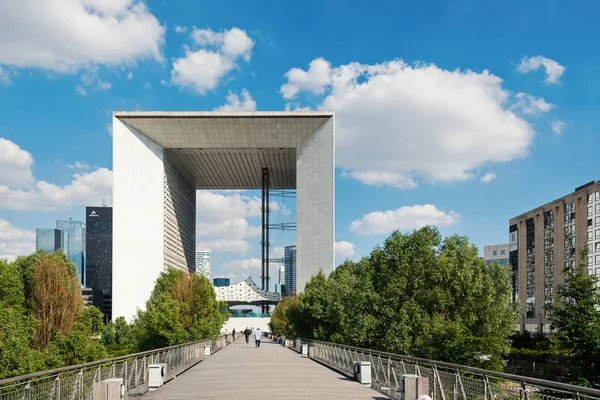 Paris France May 2014 Grande Arche Daytime Arche Approximate Shape — Stock Photo, Image