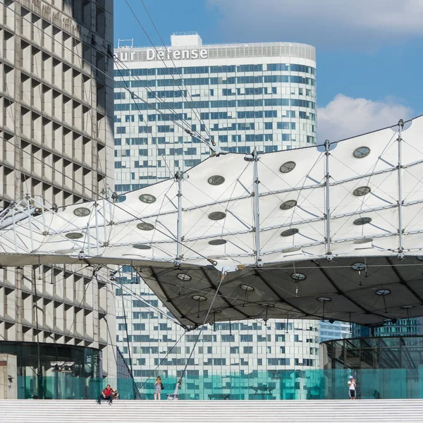 Paris France May 2014 Grande Arche Daytime Arche Approximate Shape — Stock Photo, Image