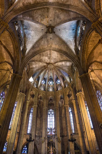 Iglesia Santa Maria Del Mar Barcelona España Una Las Iglesias —  Fotos de Stock
