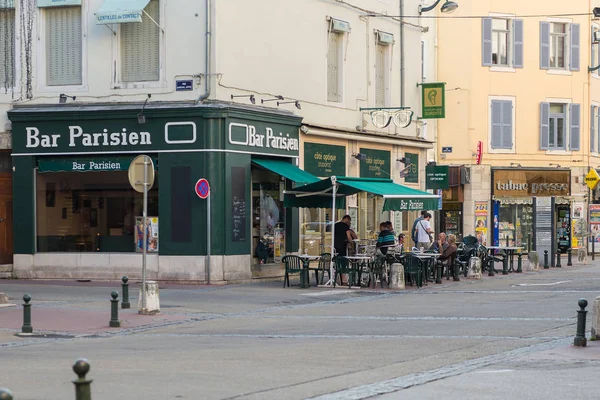 Bourg Bresse Frankrike Augusti 2014 Gatuvy — Stockfoto