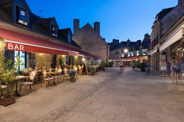 Concarneau Frankrijk Augustus 2014 Nachtzicht Stad Concarneau Bretons Konk Kerne — Stockfoto