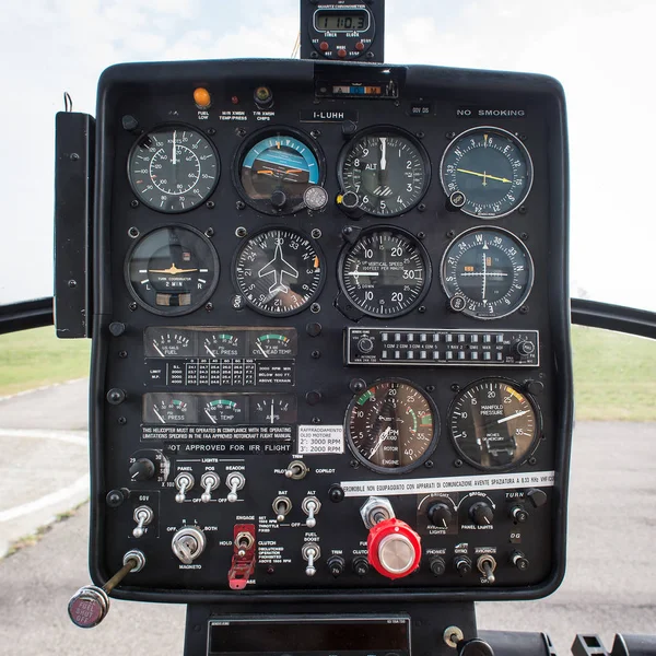 拉文纳 意大利 2014年11月11日 直升机驾驶舱视图 — 图库照片