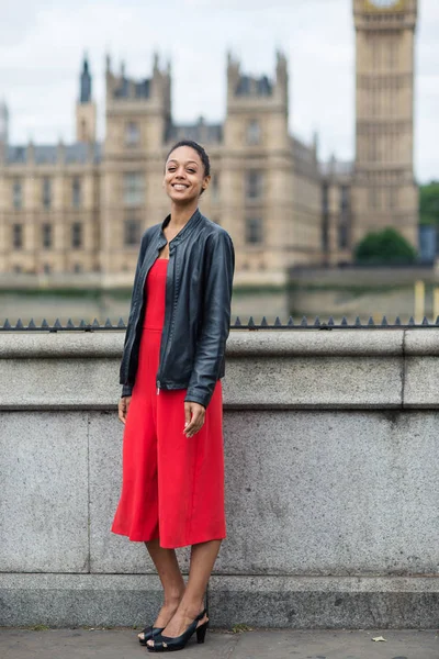 young attractive african american woman in London