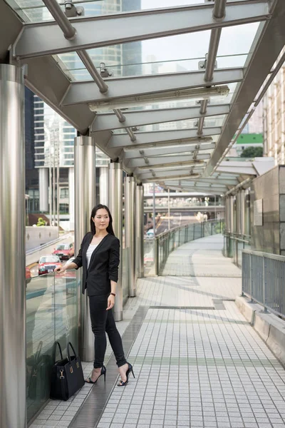 Young Businesswoman Portrait Hong Kong — стоковое фото