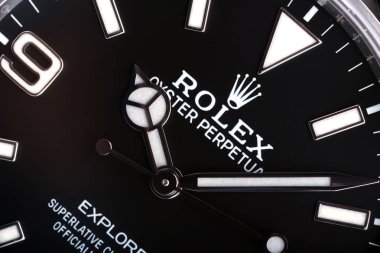 Rolex Oyster Perpetual Explorer saat, yakın çekim