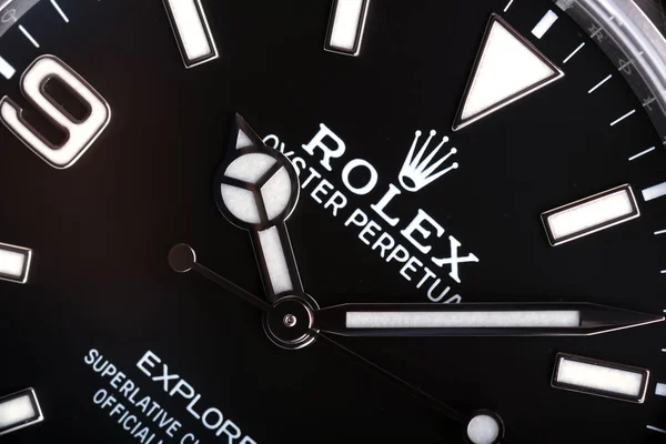 Rolex Oyster Безстроковий Провідник Дивитися Закрити Макрос Постріл — стокове фото