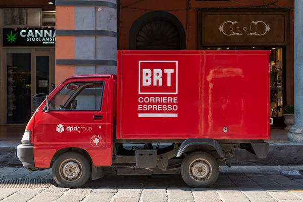 Bologna Italia Circa Marzo 2018 Bartolini Express Courier Truck Street — Foto de Stock