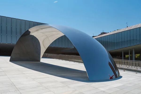 博洛尼亚 意大利 2018年7月 阿尼什 卡普尔在马斯特 一个多功能中心和展览空间 入口处演出永久歌剧 — 图库照片