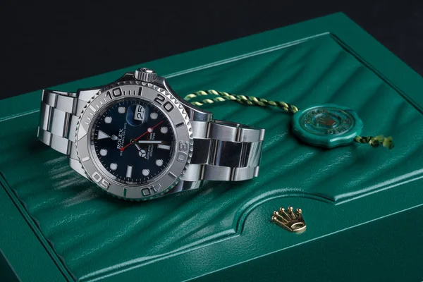 Reloj Rolex Oyster Caja Verde Original —  Fotos de Stock