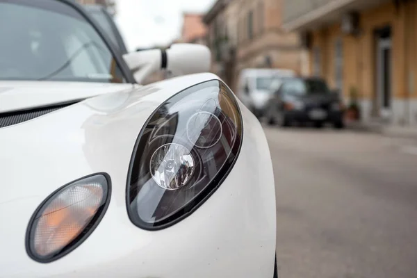 Faróis Sportscar Detalhe — Fotografia de Stock