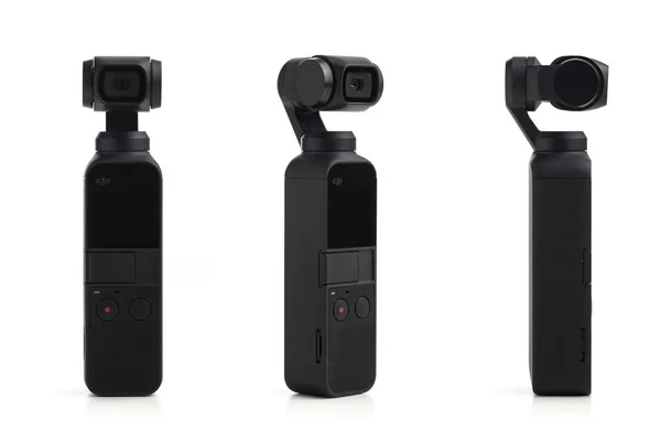 Bologna Itálie Únor 2019 Kapsa Dji Osmo Proti Bílému Pozadí — Stock fotografie