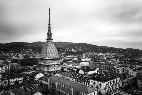 Vanuit Lucht Uitzicht Stad Het Centrum — Stockfoto