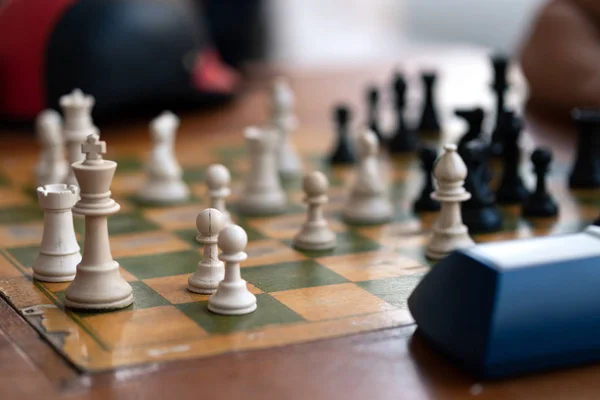 国际象棋棋盘在古巴哈瓦那特写 — 图库照片
