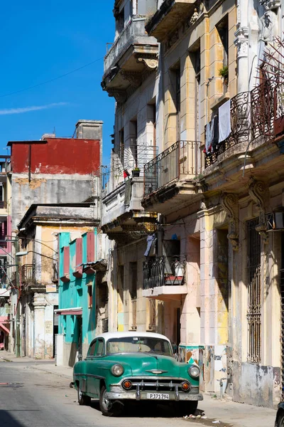 Havana Küba Mart 2019 Eski Havana Spanyolca Habana Vieja Eski — Stok fotoğraf