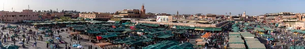 Marrakech Maroc Avril 2019 Personnes Non Identifiées Sur Place Jemaa — Photo