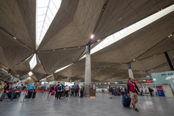 Saint Petersburg Circa May 2018 Pulkovo International Airport Interior View — Stock Photo, Image