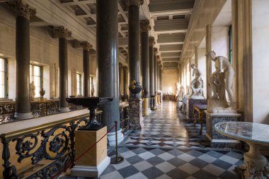 Saint Petersburg - Çerkez mayıs, 2018: Kış Lık Saray iç görünümü - Hermitage. 