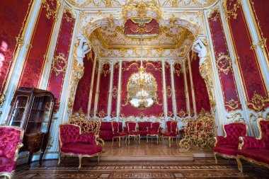 Saint Petersburg - Çerkez mayıs, 2018: Kış Lık Saray iç görünümü - Hermitage. 
