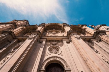 Endülüs'teki Granada Katedrali Cephesi, İspanya.