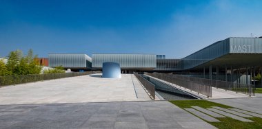 BOLOGNA, ITALY - SEPTEMBER, 2018: Mast museum. MAST stands for MANIFATTURA di ARTI, SPERIMENTAZIONE e TECNOLOGIA (ARTS, EXPERIENCE and TECHNOLOGY). It's a multipurpose center and exhibition space.